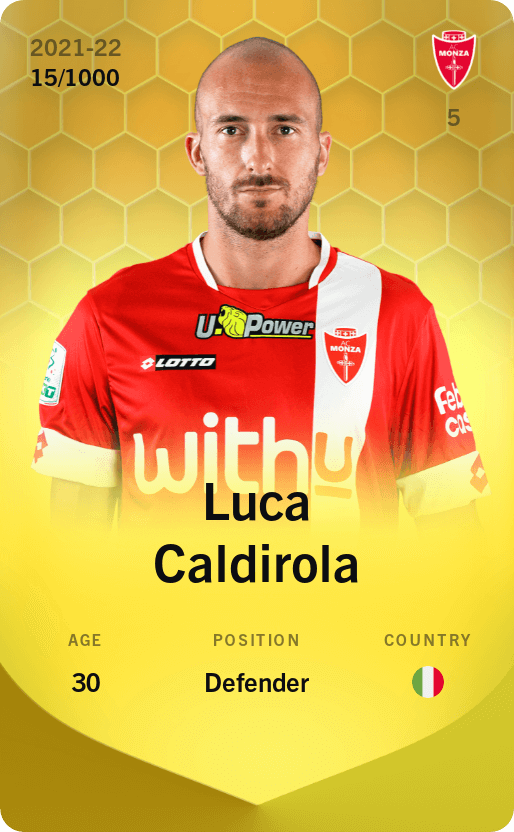Luca Caldirola 2021-22 • Limited 15/1000