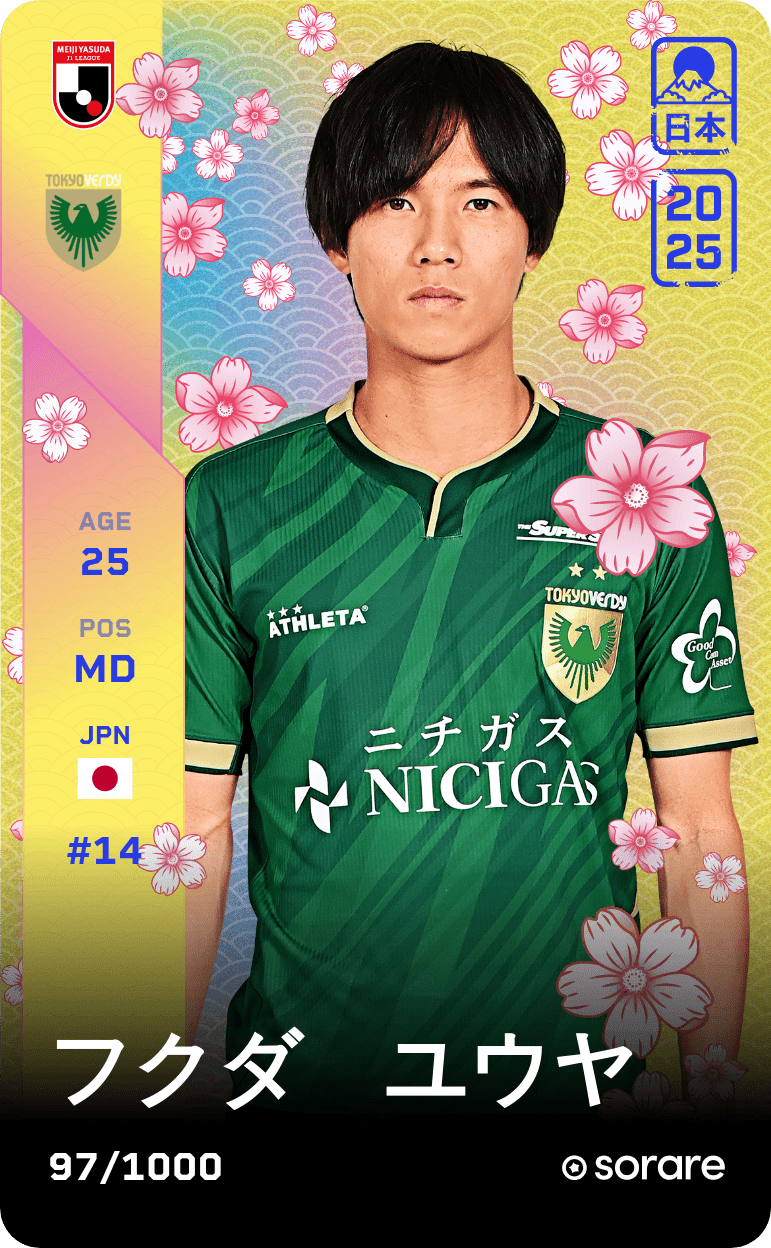 Yuya Fukuda 2025-26 • Limited 97/1000