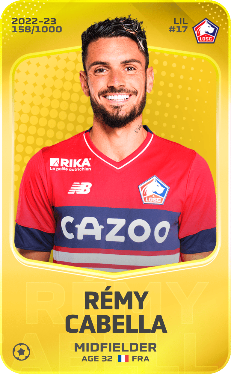 Rémy Cabella 2022-23 • Limited 158/1000