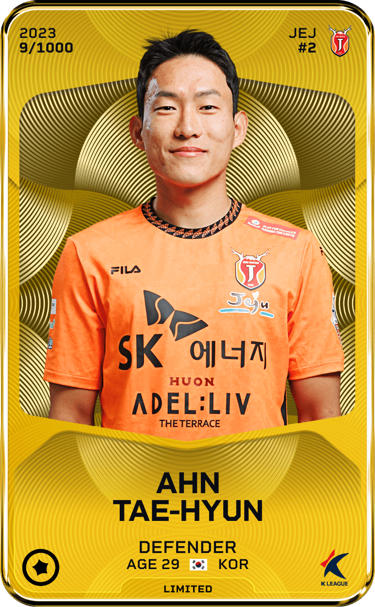 Ahn Tae-Hyun 2023-24 • Limited 9/1000