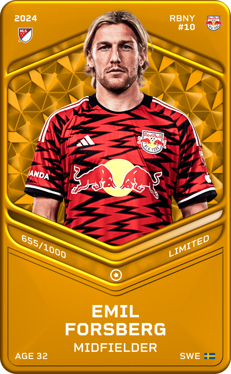 Emil Forsberg 2024-25 • Limited 655/1000