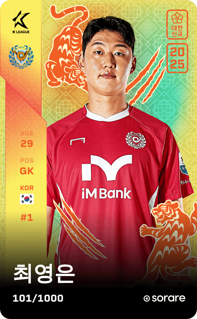 Choi Young-Eun 2025-26 • Limited 101/1000