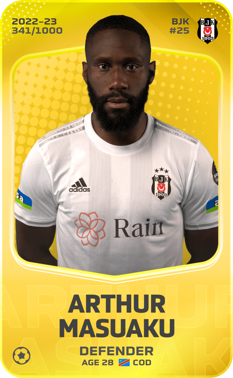 Arthur Masuaku 2022-23 • Limited 341/1000