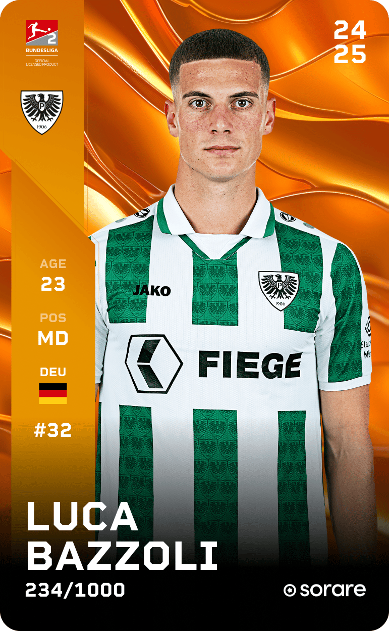 Luca Bazzoli 2024-25 • Limited 234/1000