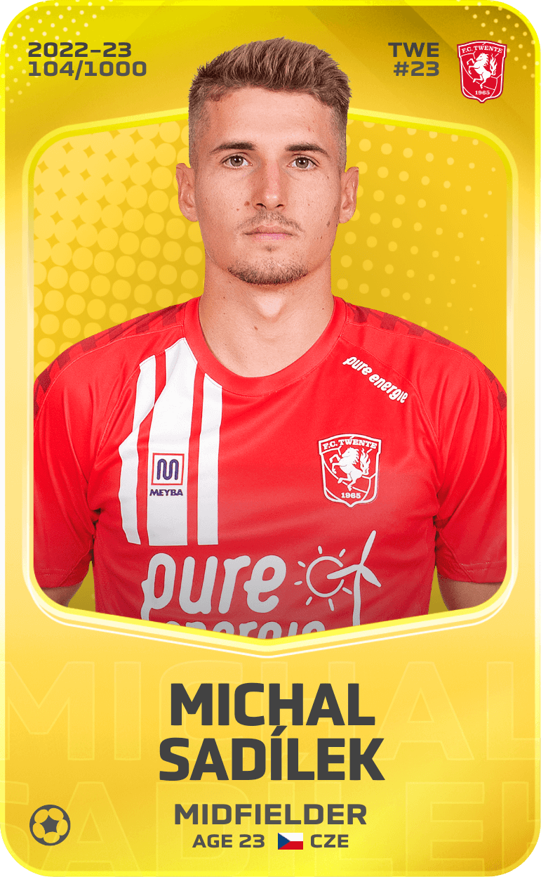 Michal Sadílek 2022-23 • Limited 104/1000