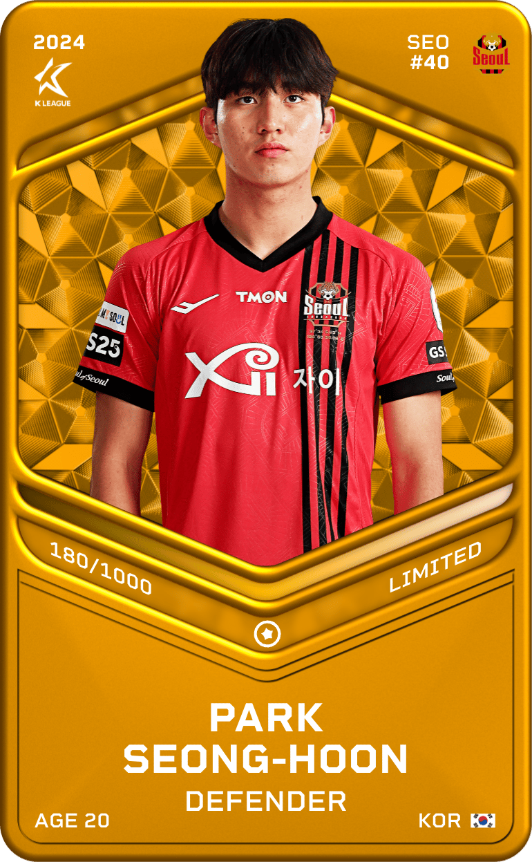 Park Seong-Hoon 2024-25 • Limited 180/1000