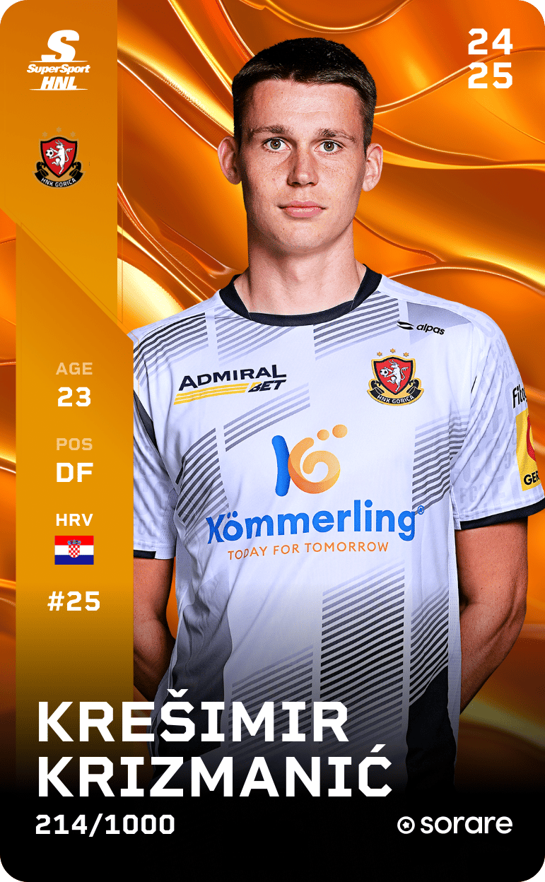 Krešimir Krizmanić 2024-25 • Limited 214/1000