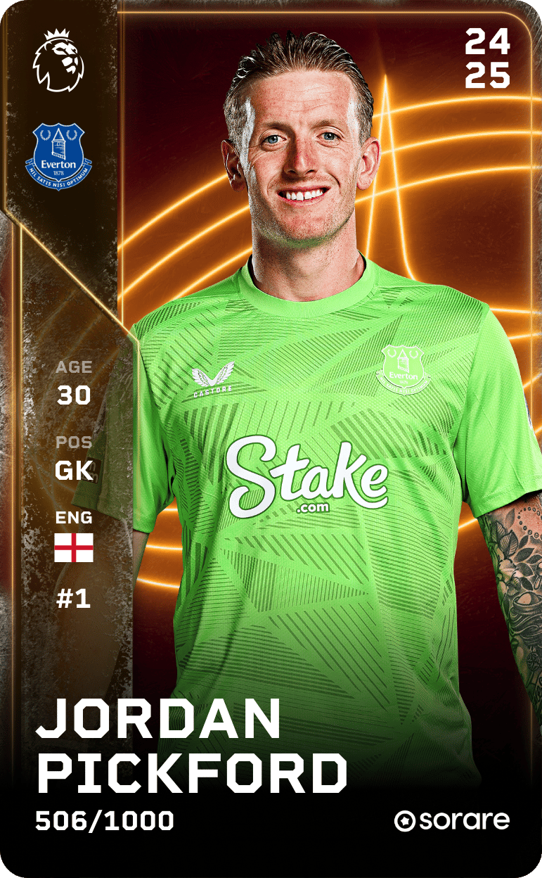 Jordan Pickford 2024-25 • Limited 506/1000