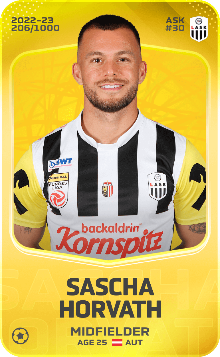 Sascha Horvath 2022-23 • Limited 206/1000