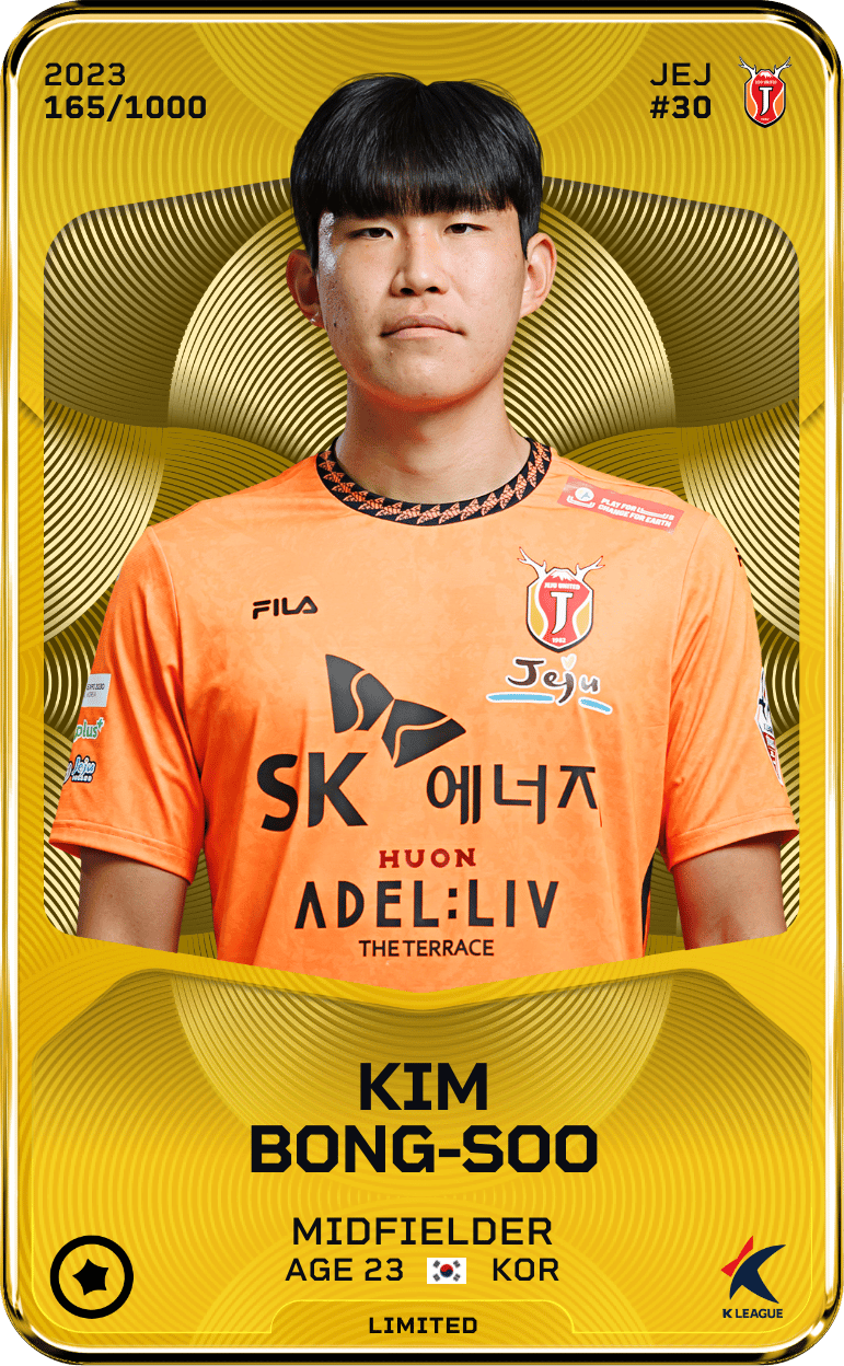 Kim Bong-Soo 2023-24 • Limited 165/1000