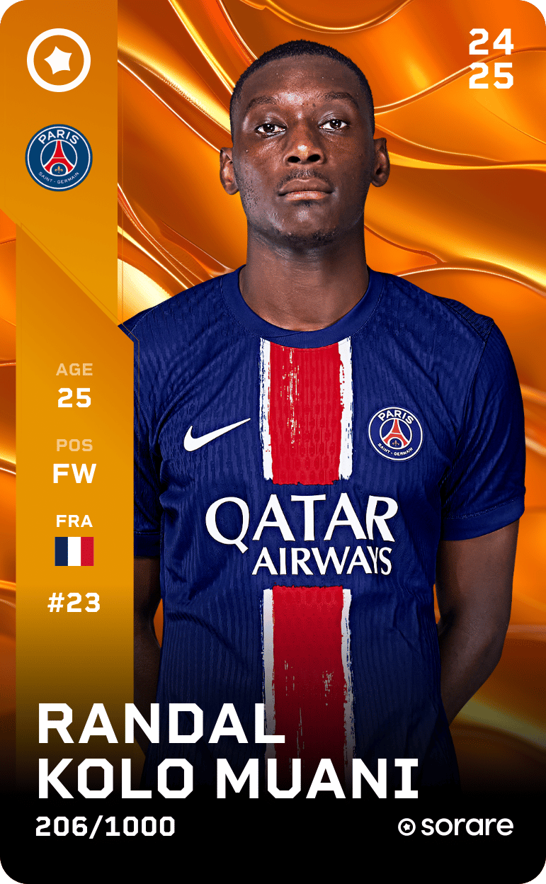 Randal Kolo Muani 2024-25 • Limited 206/1000