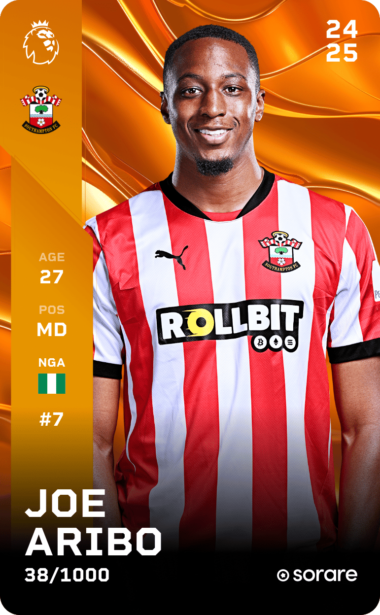 Joe Aribo 2024-25 • Limited 38/1000