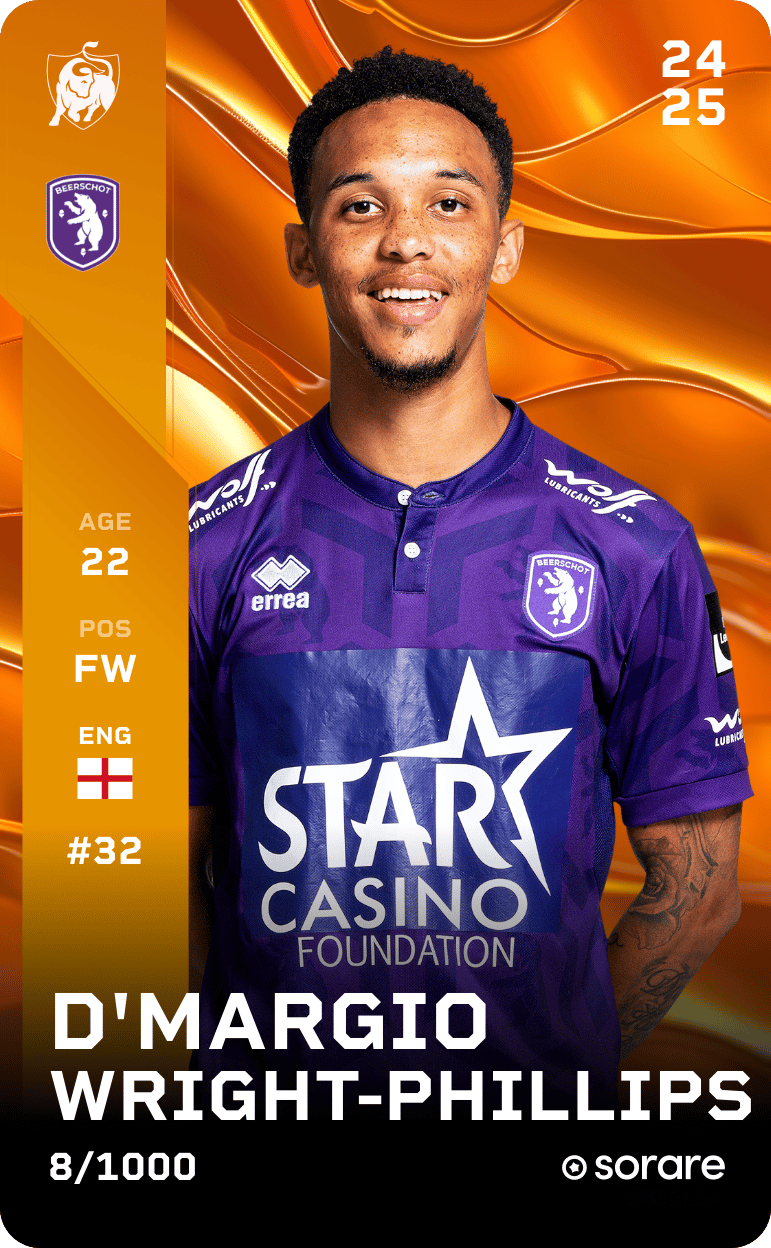 D'Margio Wright-Phillips 2024-25 • Limited 8/1000