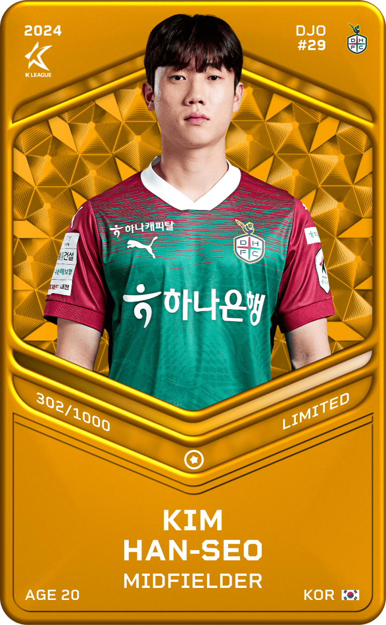 Kim Han-Seo 2024-25 • Limited 302/1000