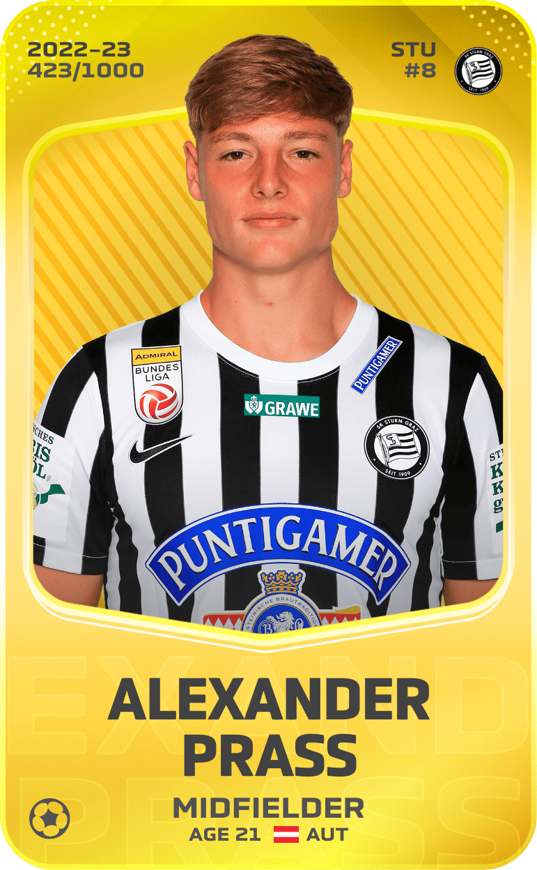 Alexander Prass 2022-23 • Limited 423/1000