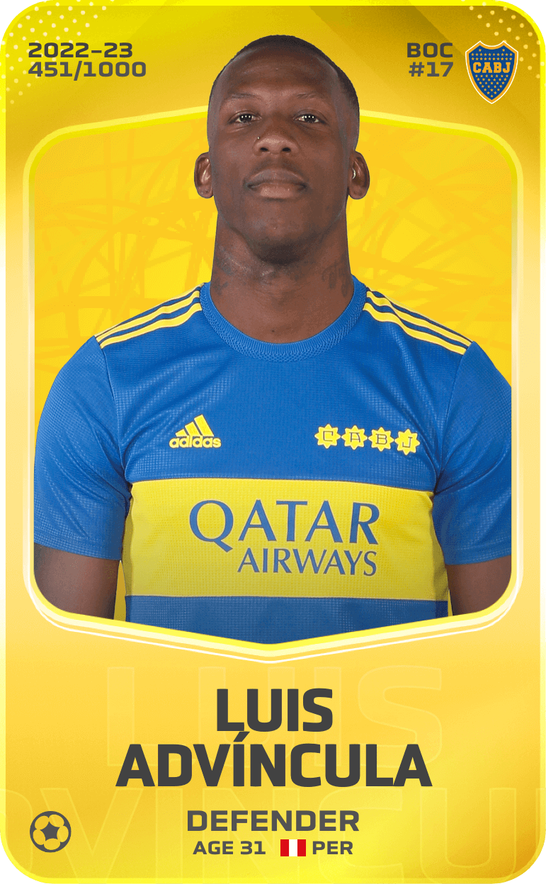 Luis Advíncula 2022-23 • Limited 451/1000