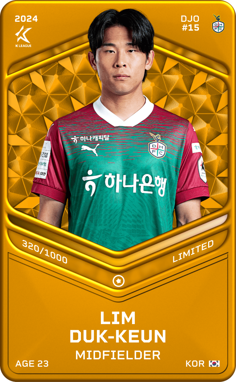Lim Duk-Keun 2024-25 • Limited 320/1000