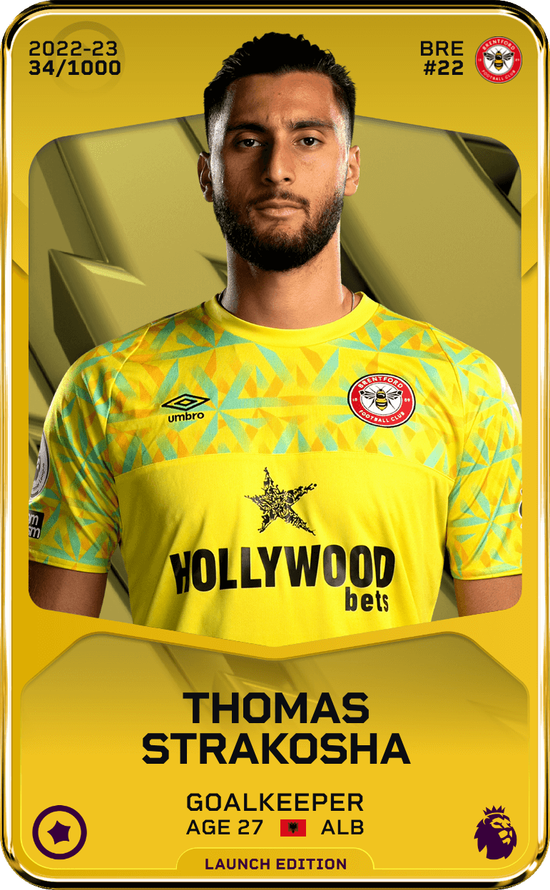 Thomas Strakosha 2022-23 • Limited 34/1000