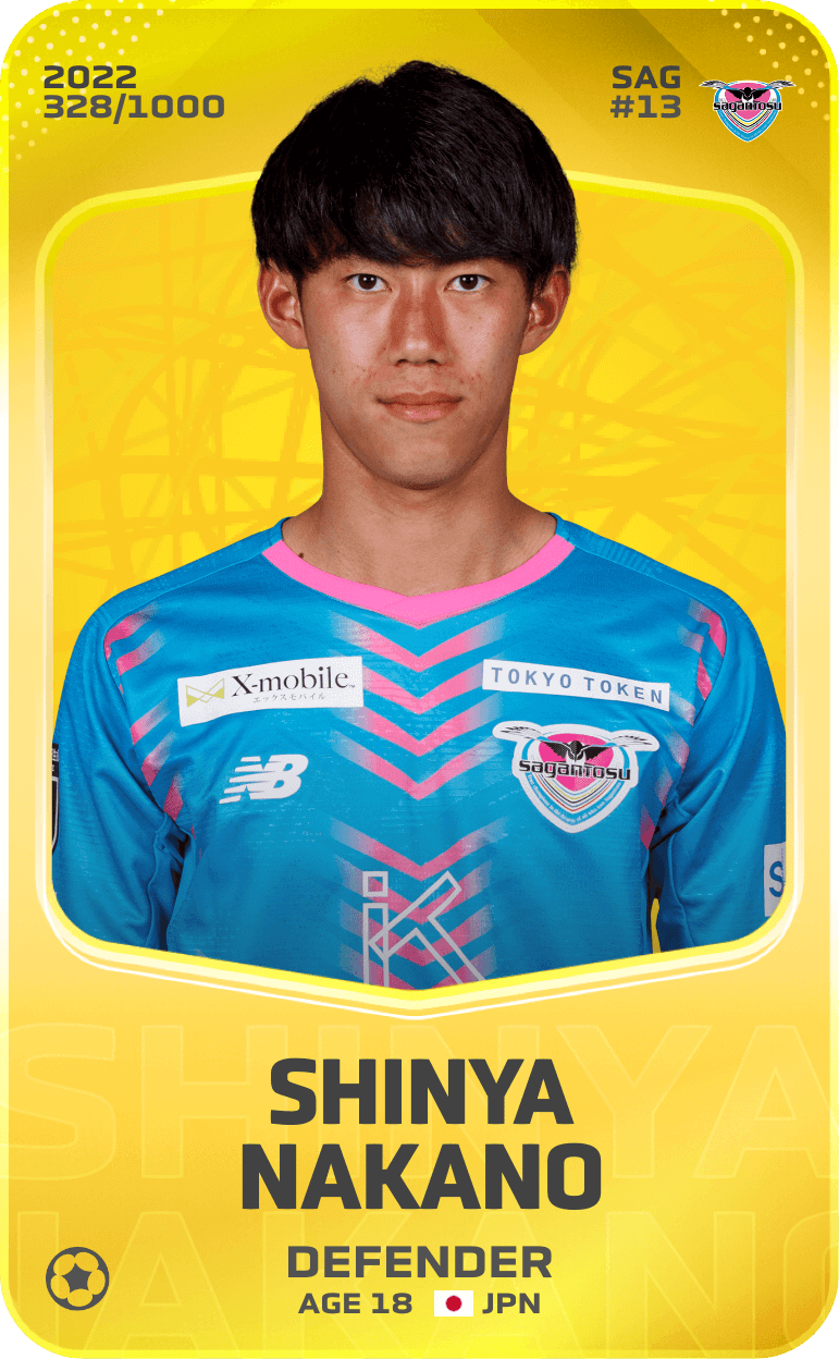 Shinya Nakano 2022-23 • Limited 328/1000