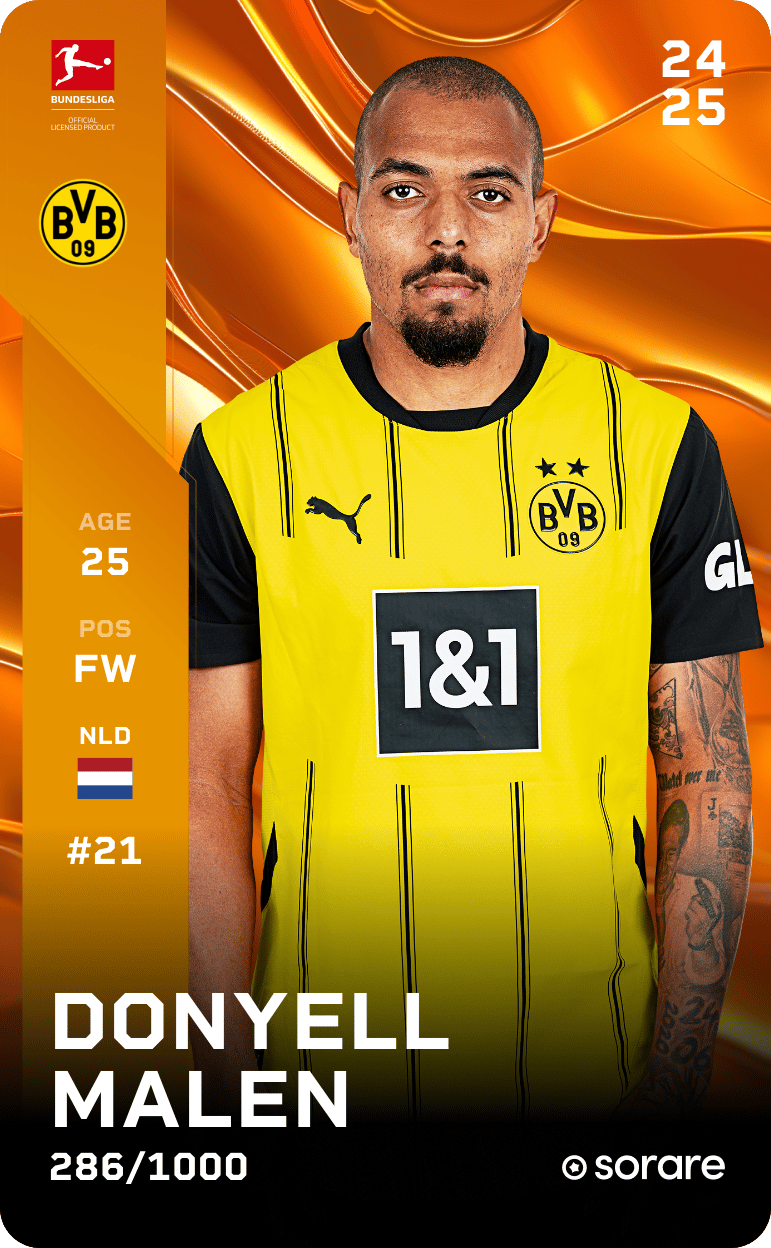 Donyell Malen 2024-25 • Limited 286/1000