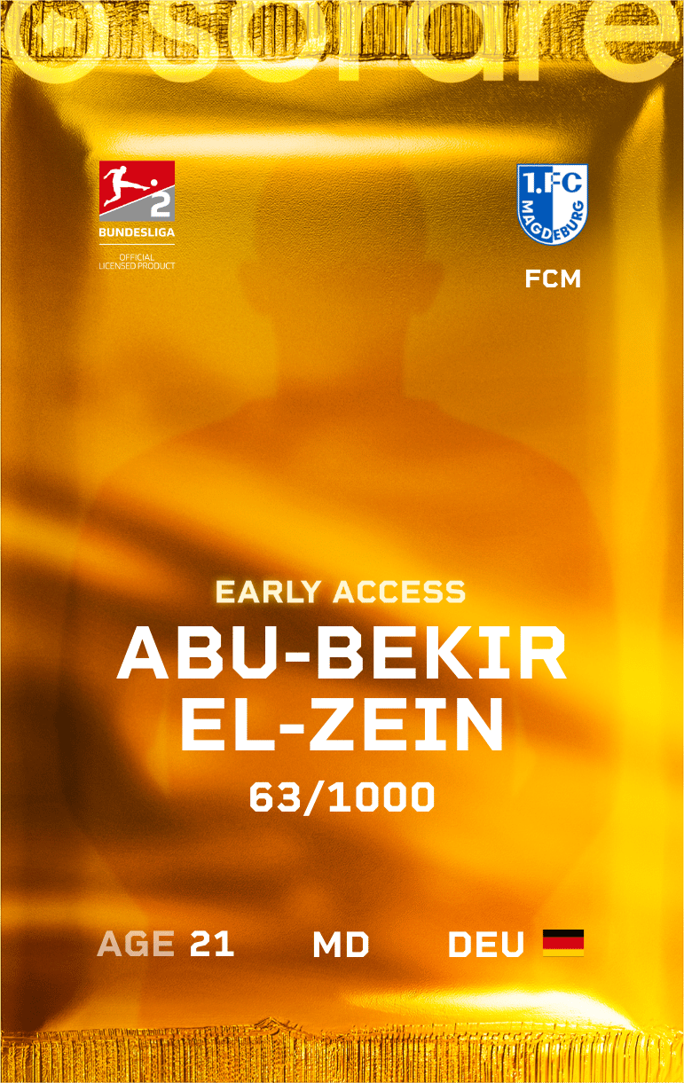 Abu-Bekir El-Zein 2024-25 • Limited 63/1000