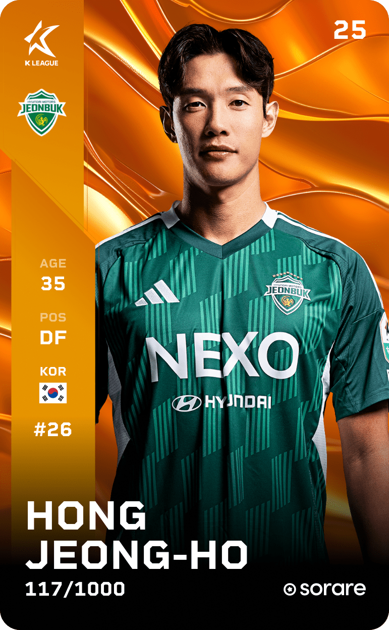 Hong Jeong-Ho 2025-26 • Limited 117/1000