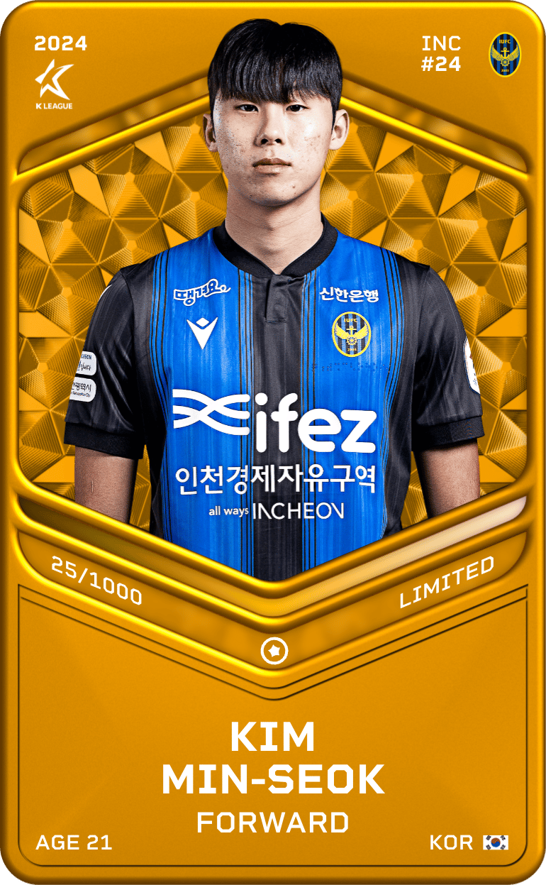 Kim Min-Seok 2024-25 • Limited 25/1000