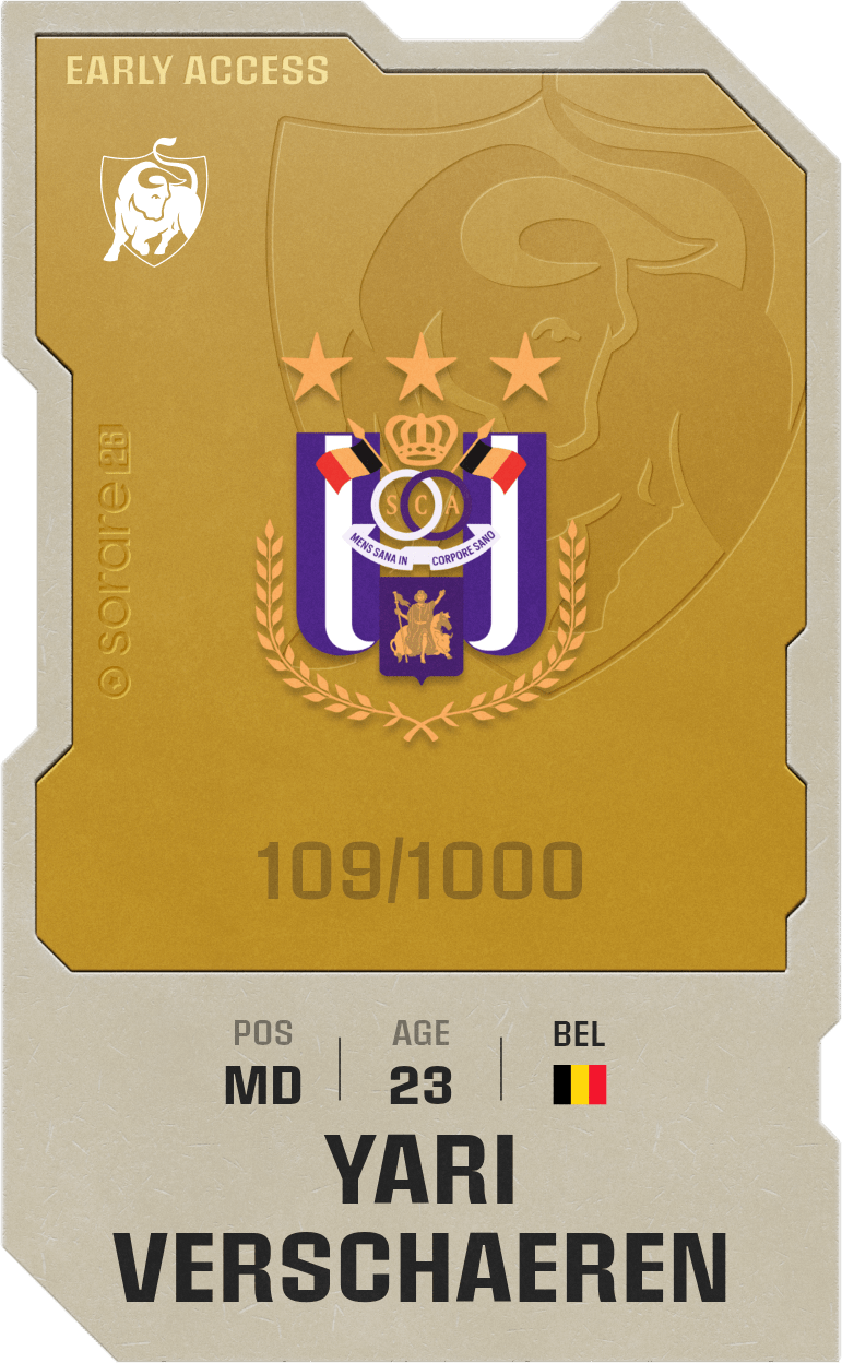 Yari Verschaeren 2025-26 • Limited 109/1000
