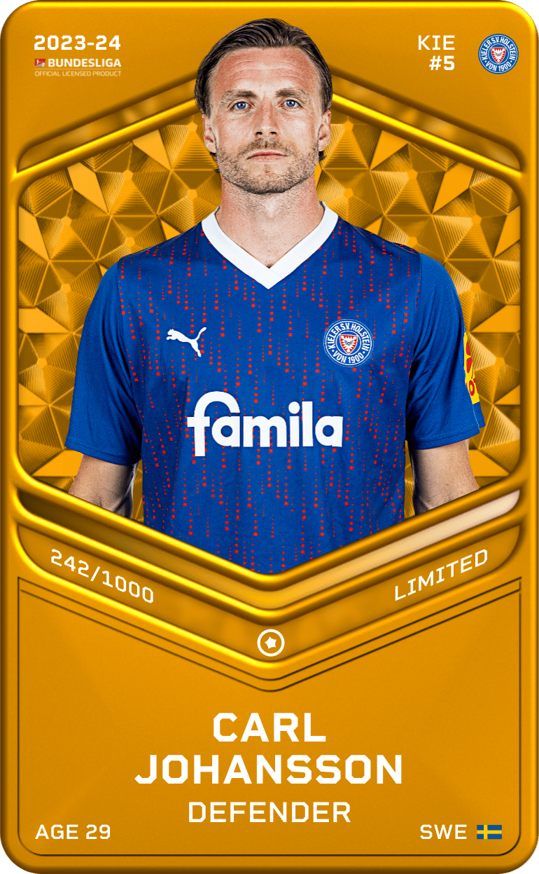 Carl Johansson 2023-24 • Limited 242/1000