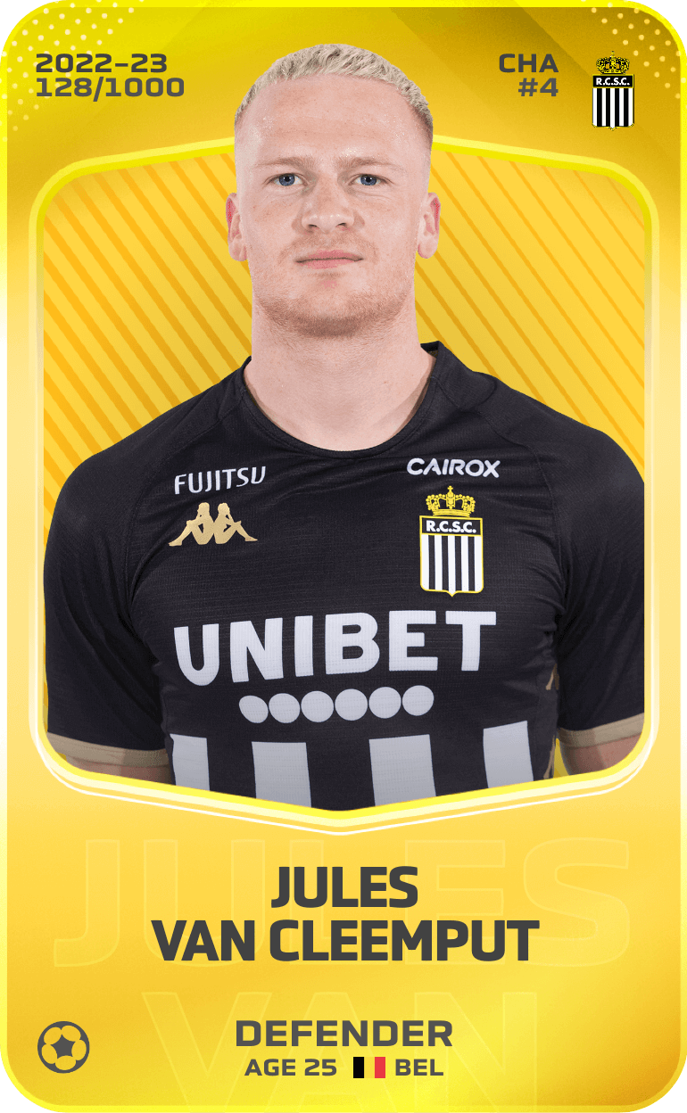 Jules Van Cleemput 2022-23 • Limited 128/1000