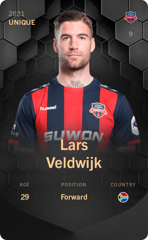 Sorare - Sorare Official - Lars Veldwijk 2021-22 • Unique - NFT # 36204759877366033394939322967092537499246853243833182942538932253658971606740