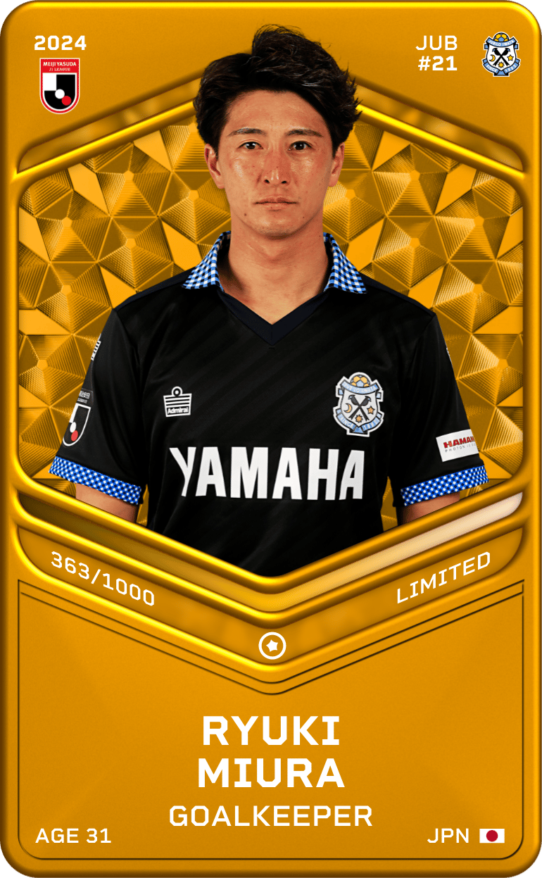 Ryuki Miura 2024-25 • Limited 363/1000