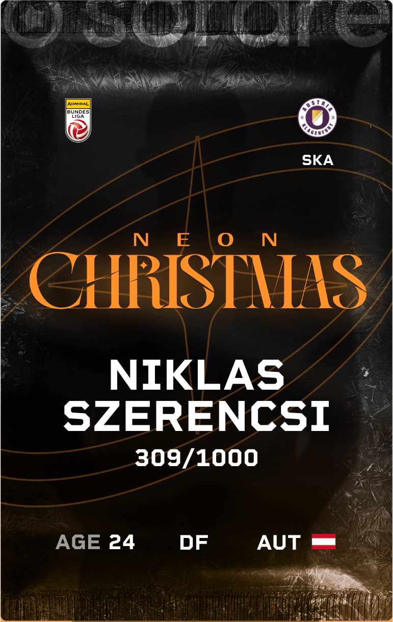 Niklas Szerencsi 2024-25 • Limited 309/1000