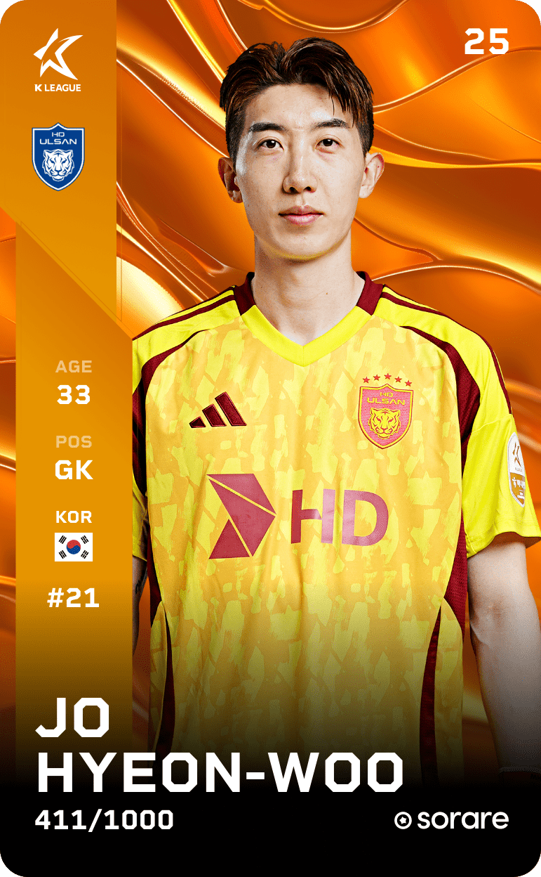 Jo Hyeon-Woo 2025-26 • Limited 411/1000