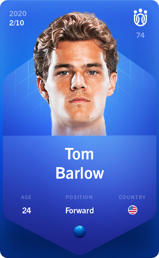 Sorare - Sorare Official - Tom Barlow 2020-21 • Super Rare 2/10 - NFT # 106849922945016238807501357137424648900016187471012495438142804285362994151677