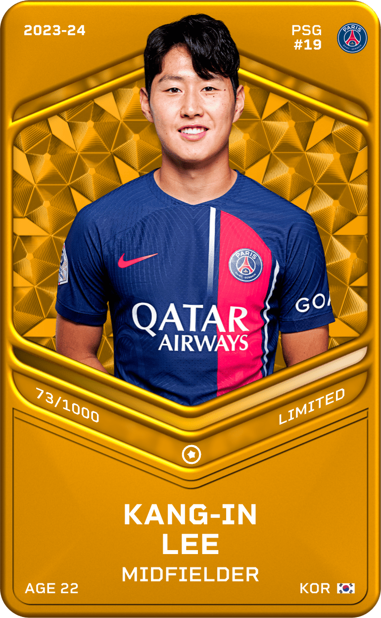Kang-In Lee 2023-24 • Limited 73/1000