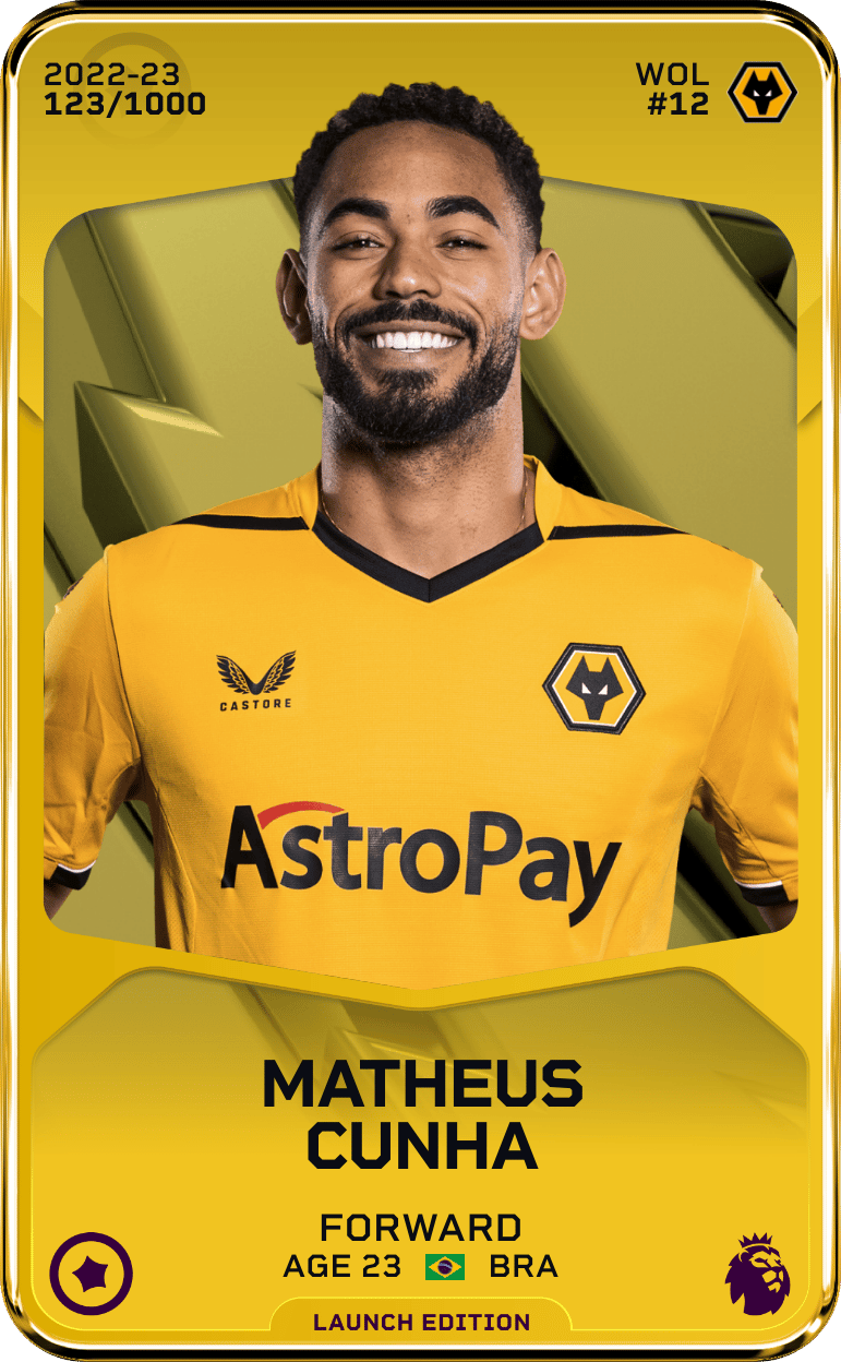 Matheus Cunha 2022-23 • Limited 123/1000
