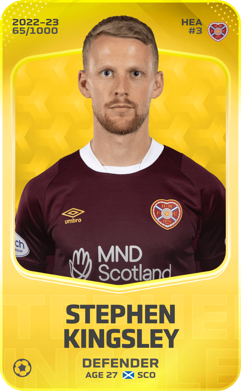 Stephen Kingsley 2022-23 • Limited 65/1000