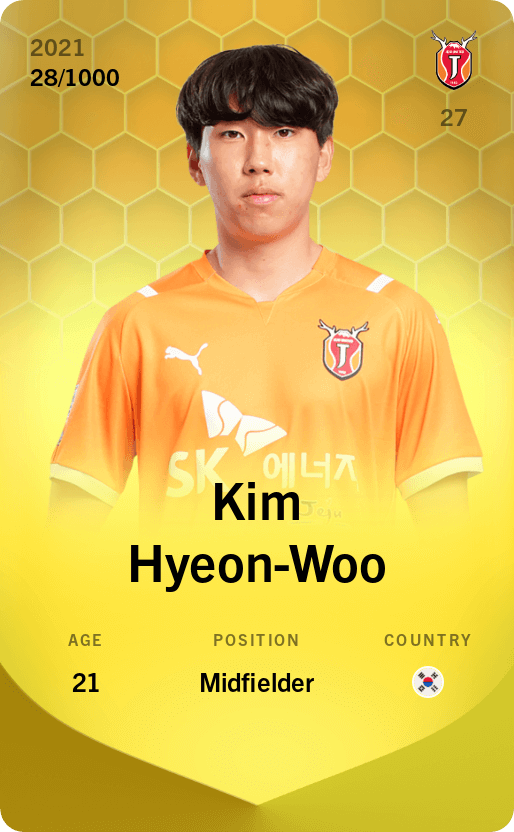 Kim Hyeon-Woo 2021-22 • Limited 28/1000