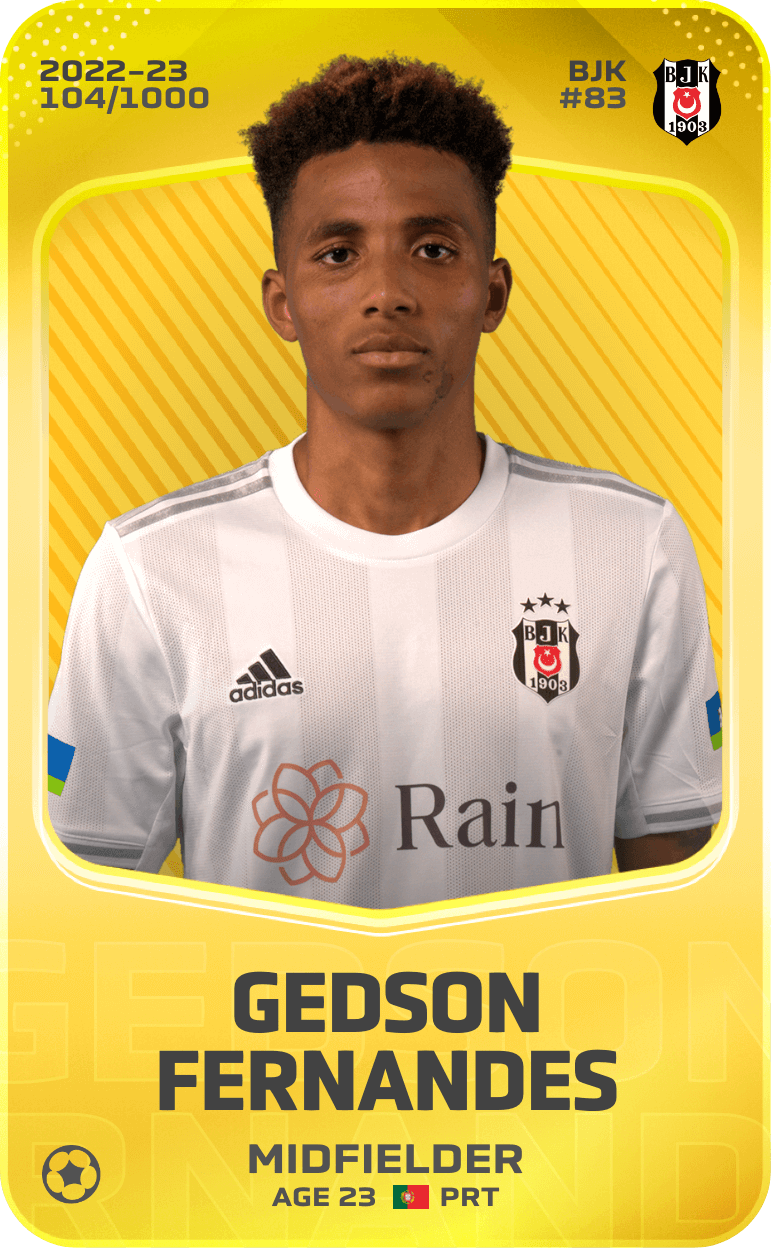 Gedson Fernandes 2022-23 • Limited 104/1000