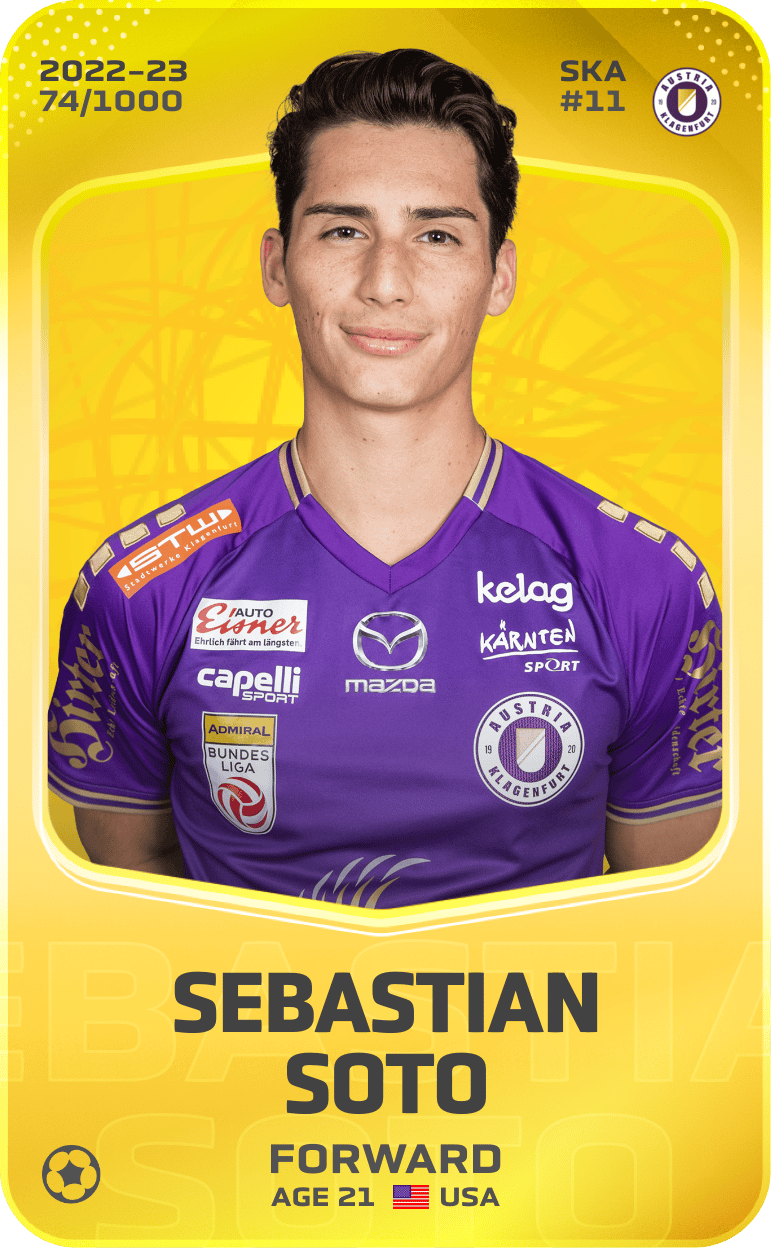 Sebastian Soto 2022-23 • Limited 74/1000