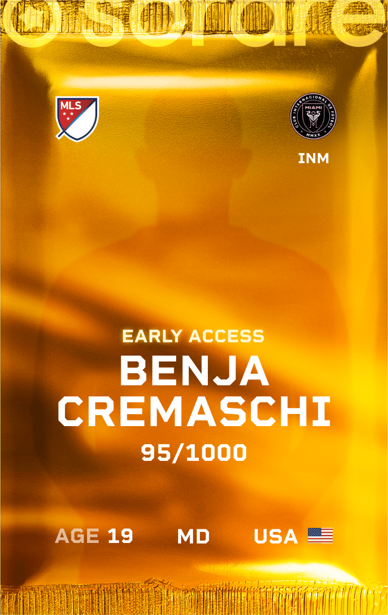 Benjamin Cremaschi 2025-26 • Limited 95/1000
