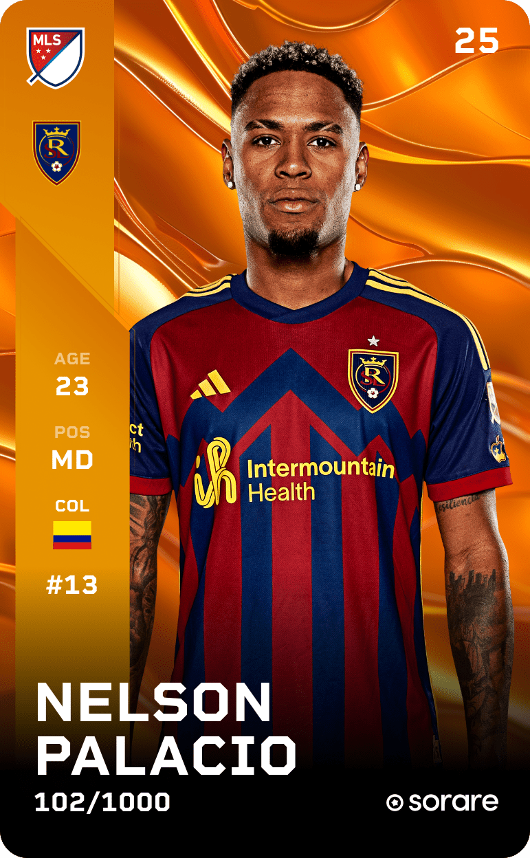 Nelson Palacio 2025-26 • Limited 102/1000
