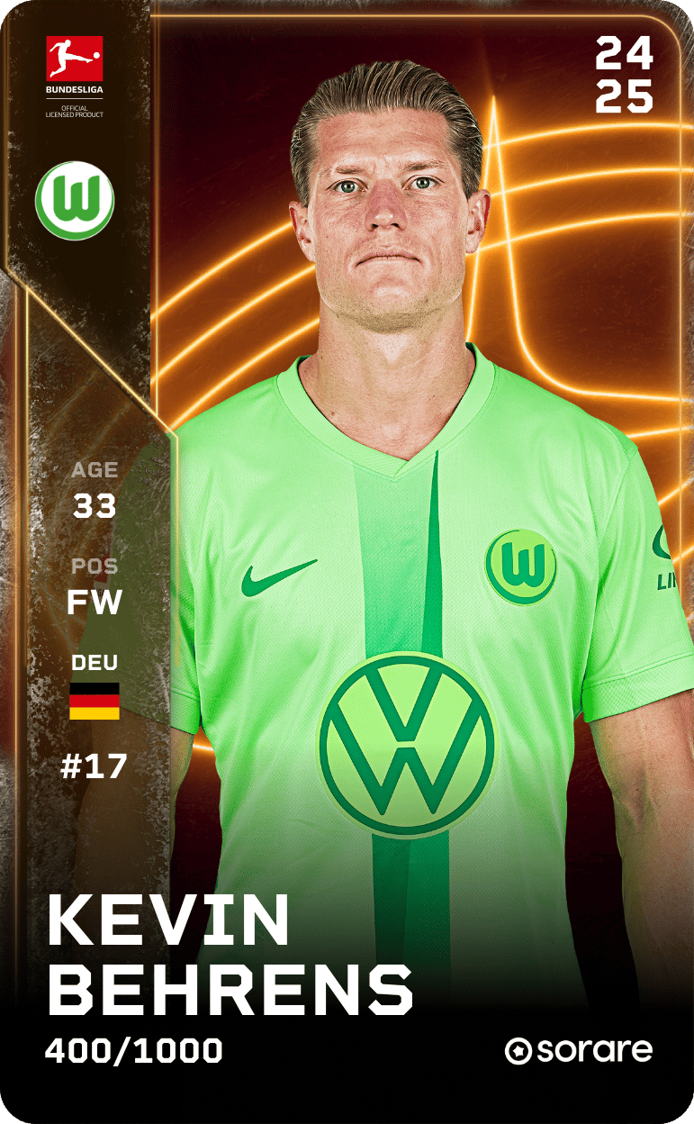 Kevin Behrens 2024-25 • Limited 400/1000