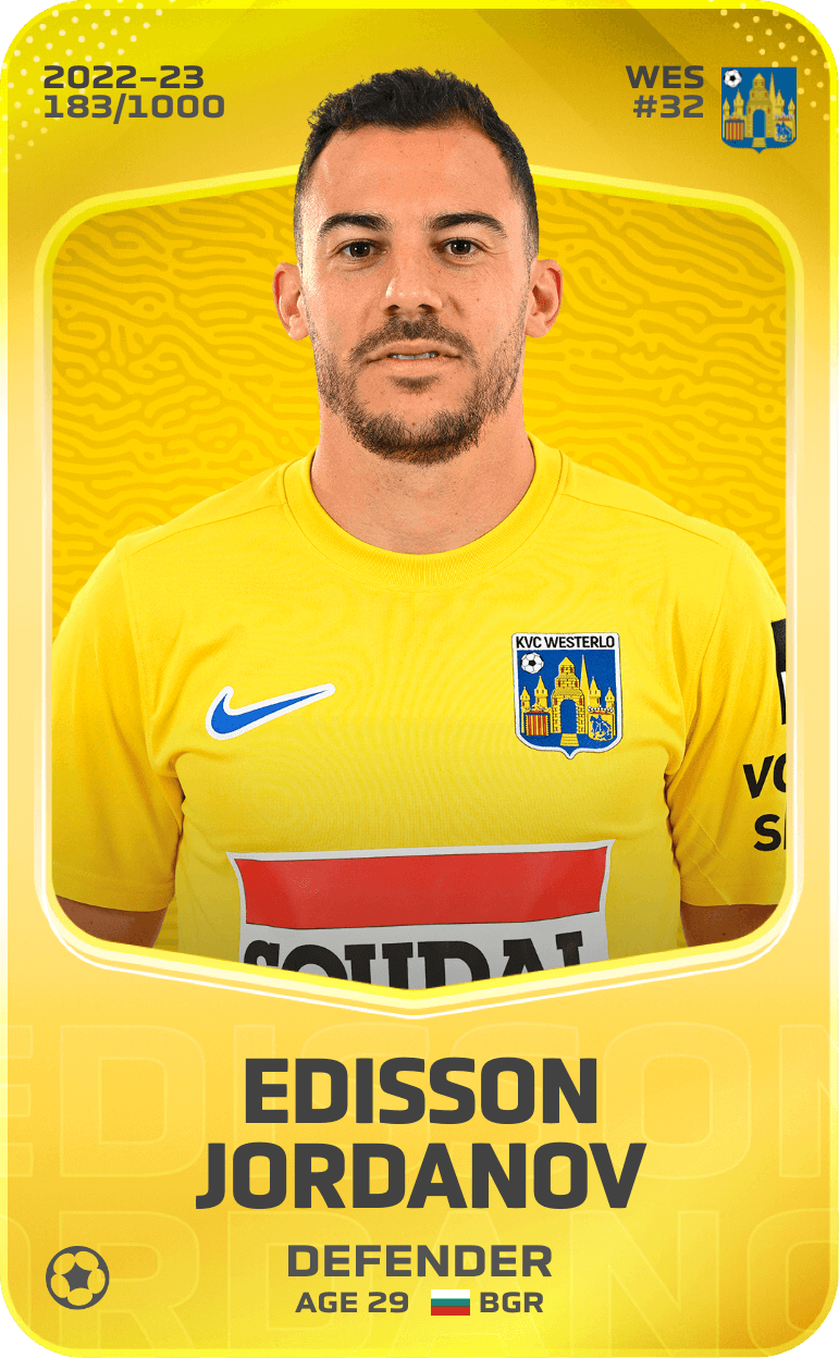 Edisson Jordanov 2022-23 • Limited 183/1000