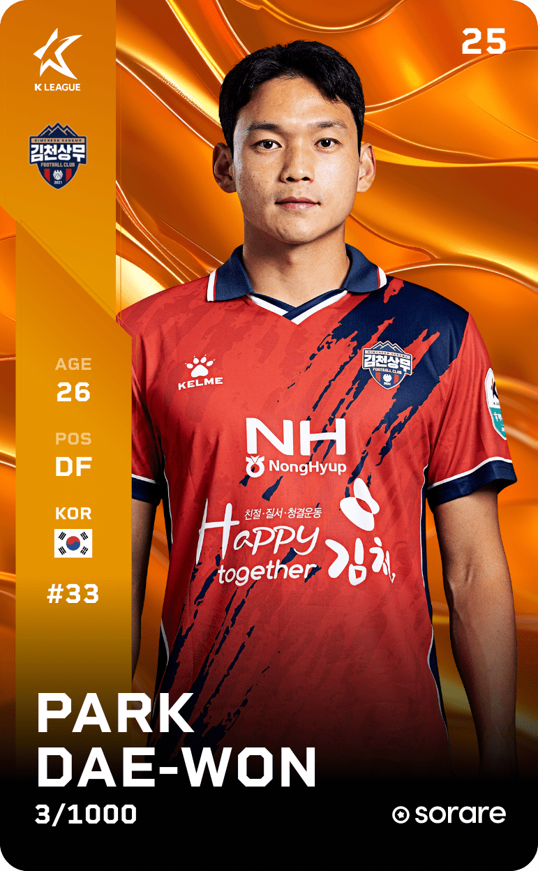 Park Dae-Won 2025-26 • Limited 3/1000