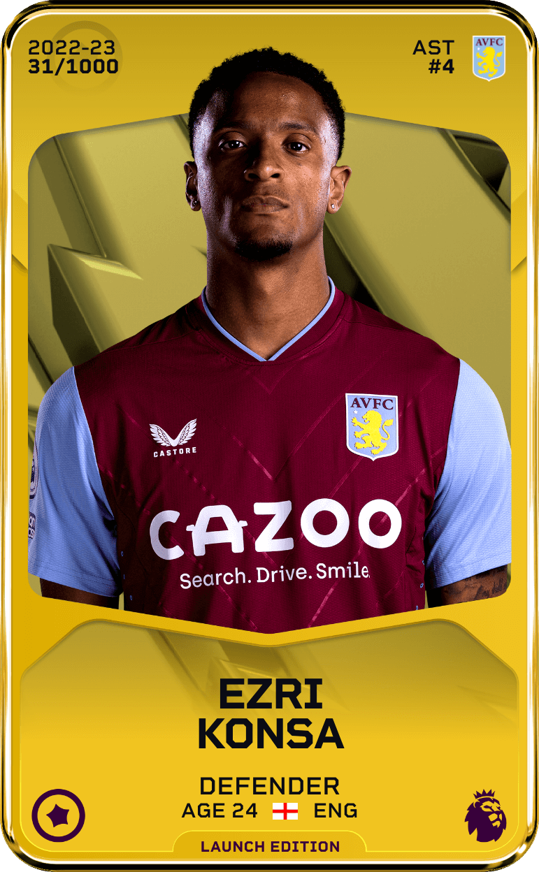 Ezri Konsa 2022-23 • Limited 31/1000