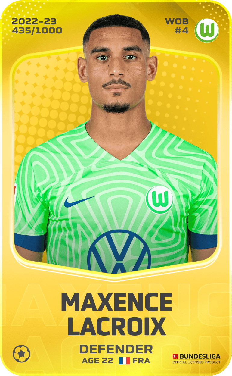 Maxence Lacroix 2022-23 • Limited 435/1000