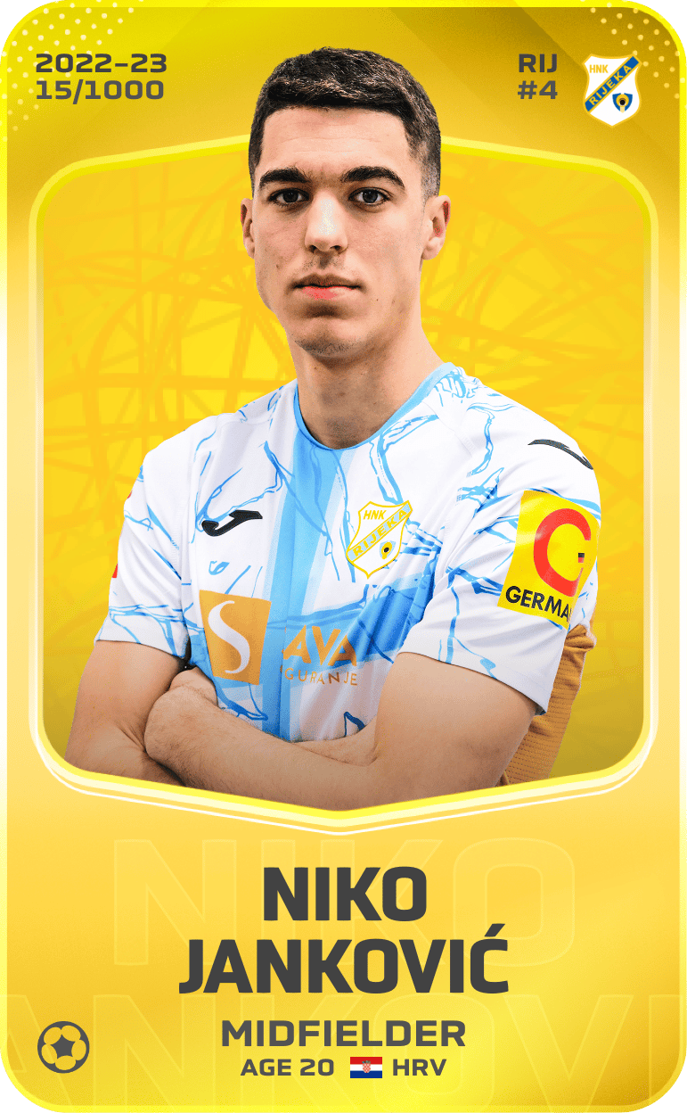 Niko Janković 2022-23 • Limited 15/1000