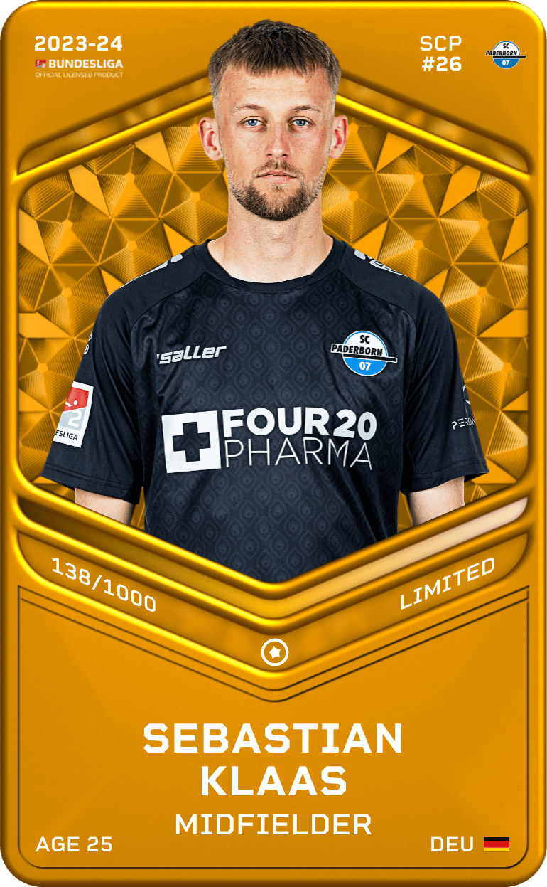 Sebastian Klaas 2023-24 • Limited 138/1000